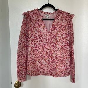 J. Crew floral top size Medium
